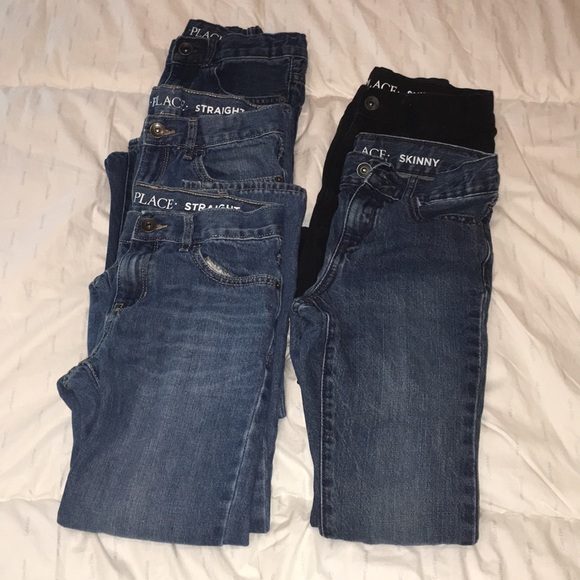 5 pair bundle of children’s place jeans for boys - Picture 2 of 5
